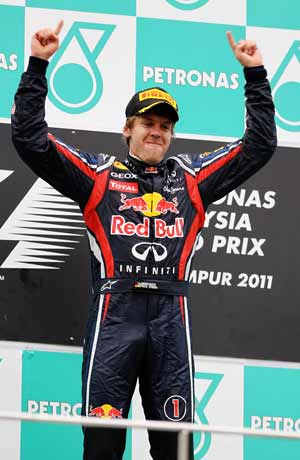 Red Bull's Vettel wins Malaysian Grand Prix