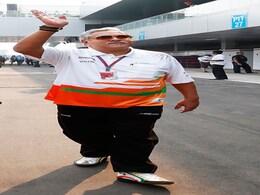 Vijay Mallya makes presence felt at Indian GP Vijay Mallya makes presence felt at Indian GP