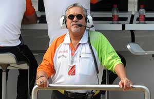 Mallya happy with two points from maiden Indian GP