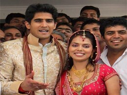 Vijender weds Delhi girl; Rahul Gandhi attends ceremony Vijender weds Delhi girl; Rahul Gandhi attends ceremony