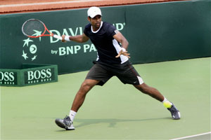 Yuki gives India 1-0 lead, Vishnu Vardhan ahead in incomplete match