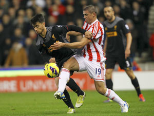 Walters double helps Stoke stun Liverpool