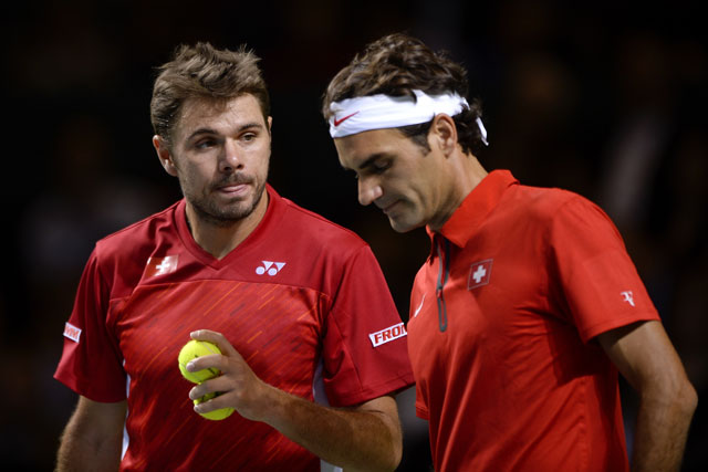 Davis Cup quarters: Roger Federer, Stanislas Wawrinka stunned in doubles vs Kazakhstan