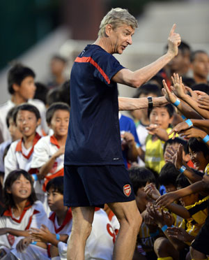 Arsenal boss Arsene Wenger learned from Japan experience