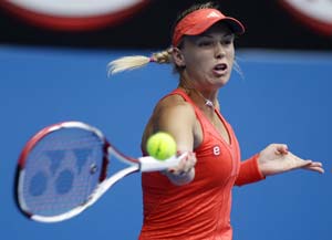 Wozniacki storms into 4th round of Australian Open