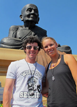 Wozniacki, Azarenka in Thai flood fundraiser