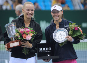 Caroline Wozniacki beats Samantha Stosur to win Moscow title