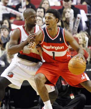 Young scores 35, Wizards win in Portland, 124-109